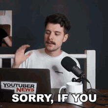 Sorry If You Were Offended Benedict Townsend GIF - Sorry If You Were Offended Benedict Townsend Youtuber News GIFs