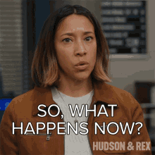 So What Happens Now Sarah Truong GIF - So What Happens Now Sarah Truong Hudson And Rex GIFs