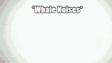 whale noises
