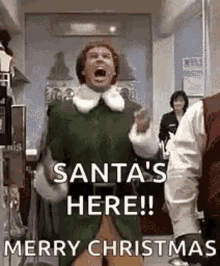Buddy Elf Excited GIF - Buddy Elf Excited Merry Christmas GIFs