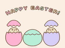 Happy Easter Easter Eggs GIF - Happy Easter Easter Eggs Chicks GIFs