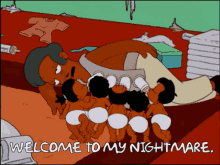 Welcome To My Nightmare Apu GIF - Welcome To My Nightmare Apu Im In Hell GIFs