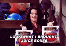 National Wine Day Look At What I Brought GIF - National Wine Day Look At What I Brought Juice Boxes GIFs