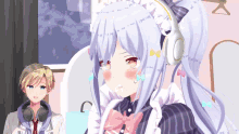 inuyama tamaki tamaki kun virtual youtuber vtuber blush