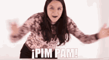 Pim Pam Aplaudir GIF - Pim Pam Aplaudir Excitada GIFs