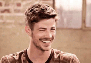 Grant Gustin Wink GIF - Grant Gustin Wink The Flash - Discover & Share GIFs