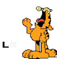 Garfield Garfield Lag Sticker - Garfield Garfield Lag Lag Stickers