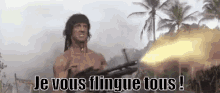 Je Vous Flingue Tous ! GIF - Sylvester Stallone Flingue Gun GIFs