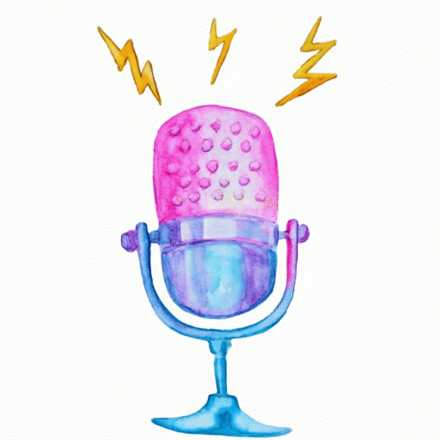 Podcast Microphone Sticker - Podcast Microphone Colorsnack - Descubre &amp;  Comparte GIFs