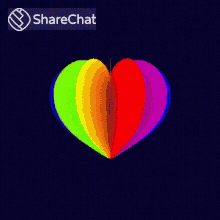 Spinning Heart Colorful GIF - Spinning Heart Heart Colorful GIFs