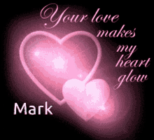 Your Heart Makes My Heart Glow Mark GIF - Your Heart Makes My Heart Glow Heart Mark GIFs