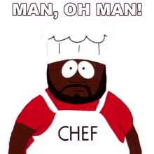 man oh man south park cartman gets an anal probe s1ep1 chef