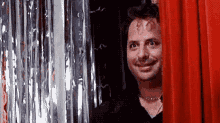 Behind The Curtain GIF - The Wedding Singer Jon Lovitz Creep GIFs