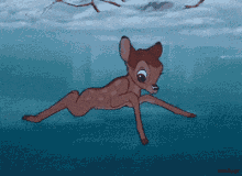 Cant Walk GIF - Bambi Disney Deer GIFs