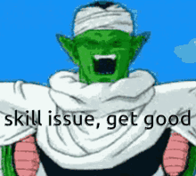 laugh piccolo dragon ball funny as hell skill issue