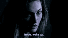 Hayley Marshall Wake Up GIF - Hayley Marshall Wake Up Tvd GIFs