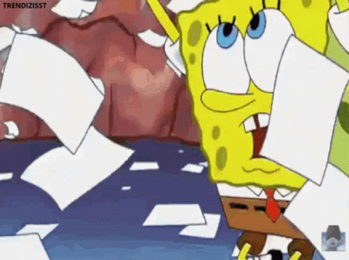 Spongebob Busy GIF - Spongebob Busy Working - Descubre & Comparte GIFs