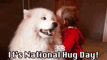Its National Hug Day GIF - Hugday Hug Dog GIFs
