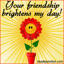 friendship flowers your friendship brightens my day