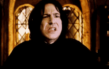Alan Rickman Sercerus Snape GIF - Alan Rickman Sercerus Snape Silence GIFs