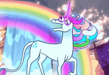 Gravity Falls Unicorn GIF - Gravity Falls Unicorn Rainbow GIFs