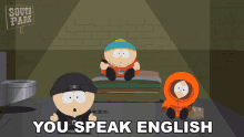You Speak English Stan Marsh GIF - You Speak English Stan Marsh Eric Cartman GIFs