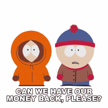 can we have our money back please kenny mccormick stan marsh south park the passion of the jew