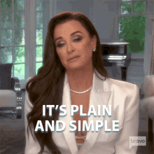 its plain and simple real housewives of beverly hills its just easy its not complicated kyle richards