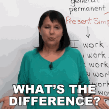 Whats The Difference Rebecca GIF - Whats The Difference Rebecca Engvid GIFs