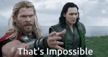 Thats Impossible Thor Impossible GIF - Thats Impossible Thor Impossible Ragnarok Impossible GIFs