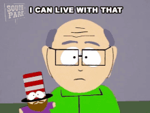 I Can Live With That Herbert Garrison GIF - I Can Live With That Herbert Garrison Mr Hat GIFs