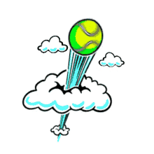 Tennis Ball Flying GIF - Tennis Ball Flying Spinning GIFs