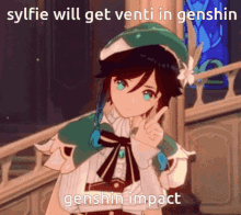 Venti Genshin Impact Venti Rerun GIF - Venti Genshin Impact Venti Rerun Sylfie Genshin GIFs