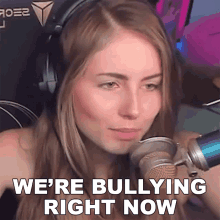 Were Bullying Right Now Nicki Taylor GIF - Were Bullying Right Now Nicki Taylor We Bullied Them GIFs