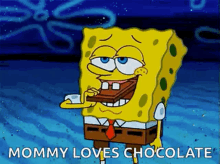 Spongebob Scrape GIF - Spongebob Scrape Chocolate GIFs
