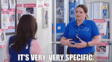 superstore dina fox its very very specific specific very specific