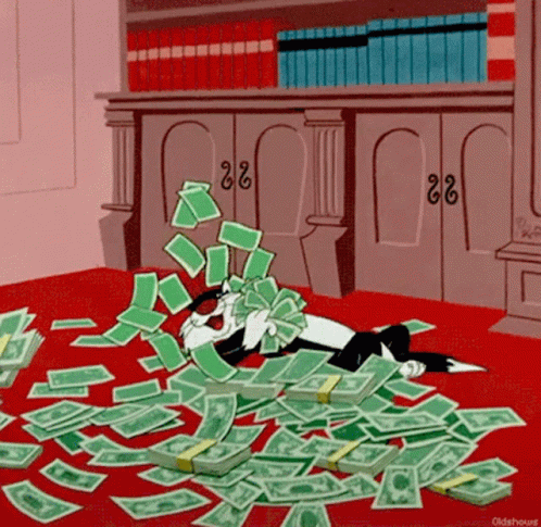 Looney Tunes Sylvester The Cat GIF - Looney Tunes Sylvester The Cat Money -  Discover &amp; Share GIFs