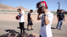 Matthew Espinosa GIF - Go Kart Helmet Race GIFs