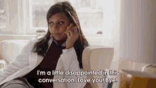 Conversation Skills #mindy #disappointed #phone  GIF - Comedy The Mindy Project Mindy GIFs
