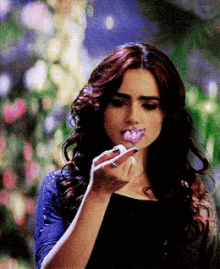 Lily Collins Butterfly GIF - Lily Collins Butterfly GIFs