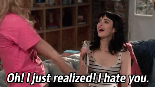 Oh! I Just Realized - I Hate You! - Krysten Ritter In Don'T Trust The B GIF  - Oh I Hate You Hate - Discover & Share GIFs