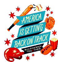 America Is Getting Back On Track Joe Biden Sticker - America Is Getting Back On Track Joe Biden President Joe Biden Stickers