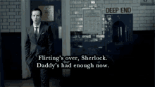 Daddy'S Had Enough Now - Daddy GIF - Daddy Sherlock Holmes Sherlock GIFs