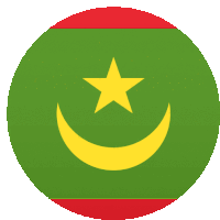 Mauritania Flags Sticker - Mauritania Flags Joypixels Stickers