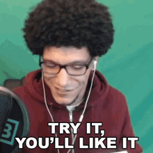 Try It Youll Like It Afro GIF - Try It Youll Like It Afro Attackoftheafro GIFs