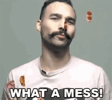 Thought Cafe What A Mess GIF - Thought Cafe What A Mess Hot Mess GIFs