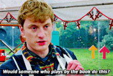 James Acaster Byt The Book GIF - James Acaster Byt The Book Whip GIFs
