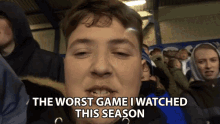 the worst game i watched this season rhys parsons worst game this season worst game disappointed
