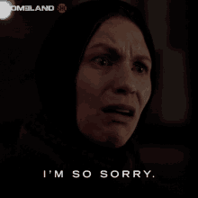 Im So Sorry Claire Danes GIF - Im So Sorry Claire Danes Carrie Mathison GIFs