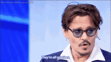 Johnny Depp Fans GIF - Johnny Depp Fans Theyre All Relatives GIFs